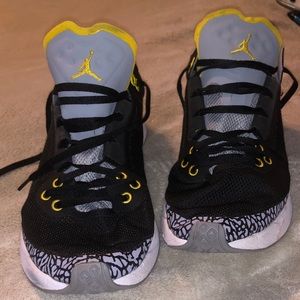 Jordan Nike running shoes. Just too small fir me.